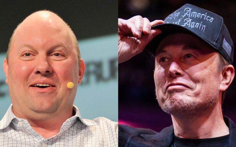 Marc Andreessen is hopping on the Musk bandwagon and slamming manned fighter jets, saying there won't be 'spam in the can' if pilots aren't in the plane