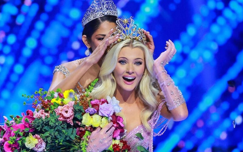 Miss Denmark has been crowned the winner of Miss Universe for the first time in the pageant's history