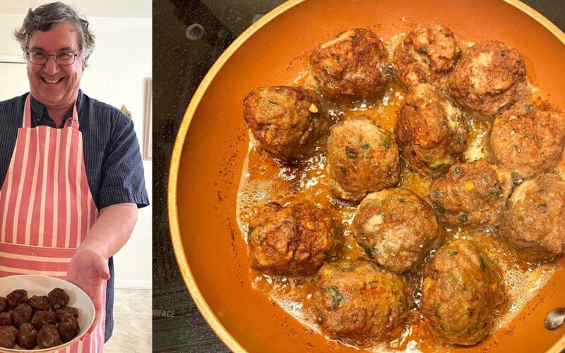 My dad's Greek meatballs are the perfect quick dinner — and so easy to make