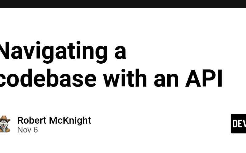 Navigating a codebase with an API