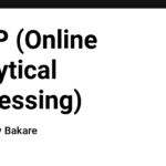 OLAP (Online Analytical Processing)