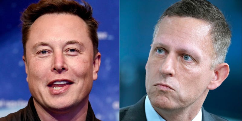 Peter Thiel says Elon Musk's embrace of Donald Trump helped other Silicon Valley leaders feel safe supporting him