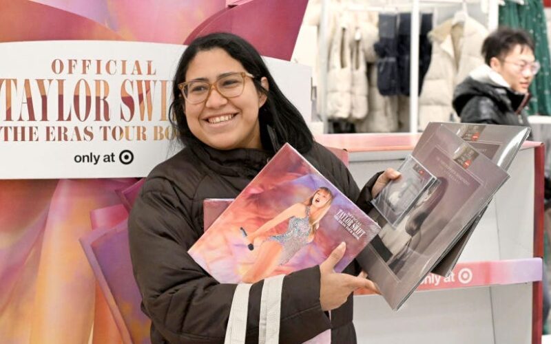 Photos show Taylor Swift fans lining up for 'The Eras Tour Book' at Target on Black Friday