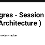 Postgres - Session 02 ( Architecture )