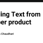 Reading Text from Rubber product