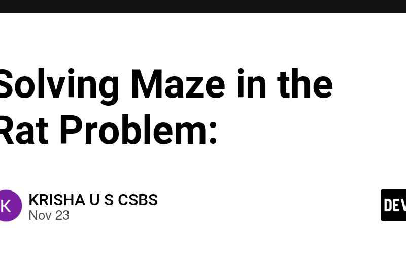 Solving Maze in the Rat Problem: