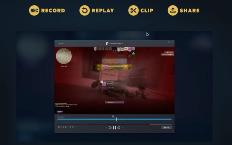 Steam’s game recorder is now available to everyone