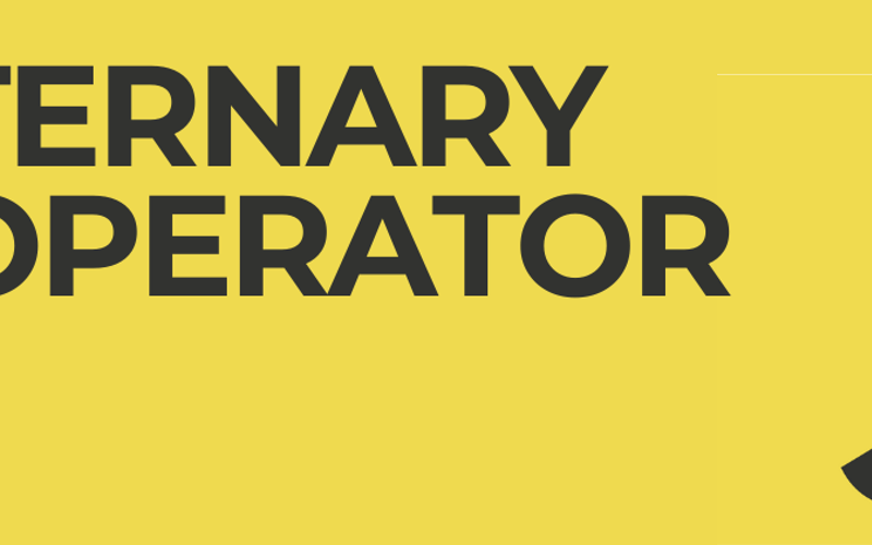 Ternary Operator in JS: Everything you need to know