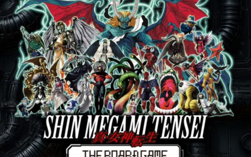 This Shin Megami Tensei board game features 72 intricate demon figurines