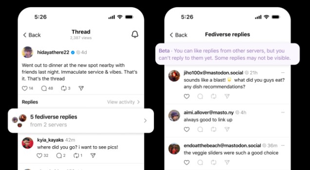 Threads will prioritize accounts you follow instead of randos