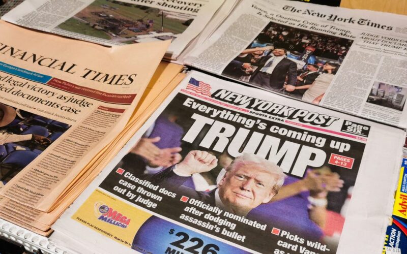 Trump's victory shows the flagging influence of mainstream media