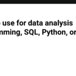 What to use for data analysis programming, SQL, Python, or esProc SPL?