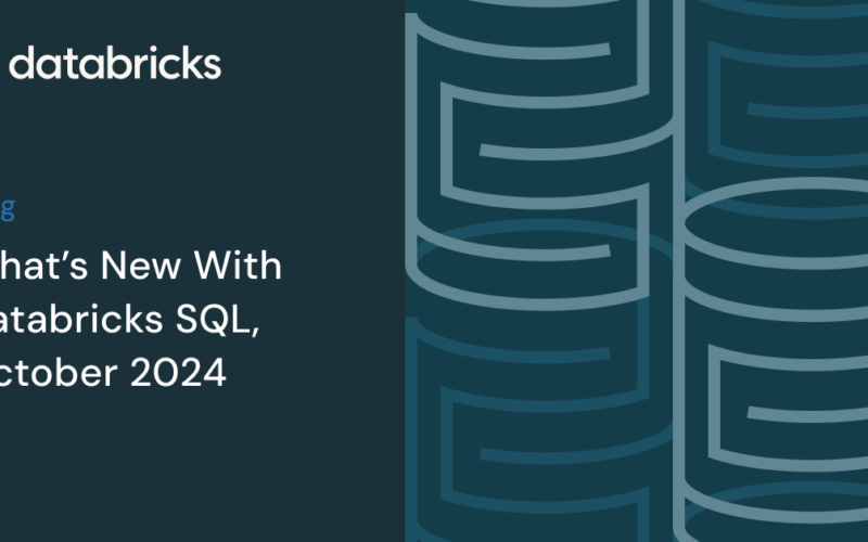 What's new with Databricks SQL, October 2024