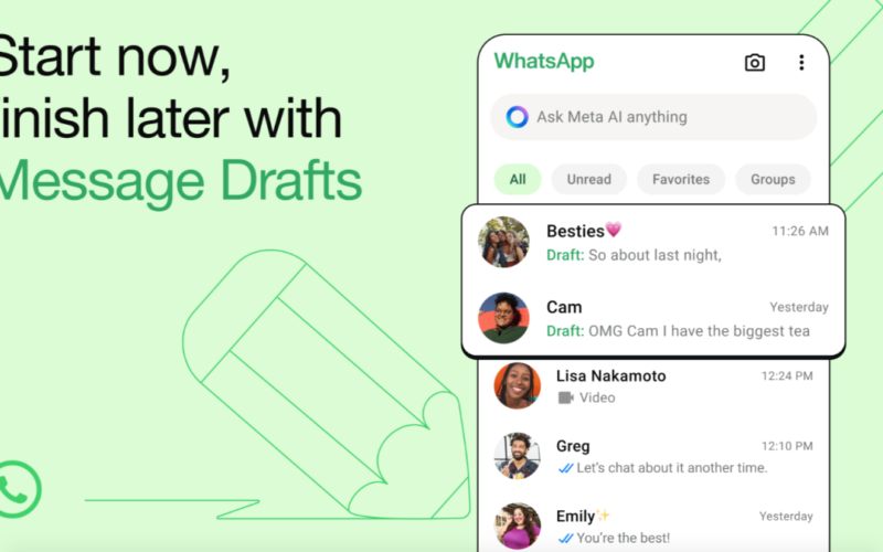 WhatsApp finally has a drafts feature