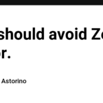 You should avoid Zed editor.