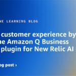 Elevate customer experience by using the Amazon Q Business custom plugin for New Relic AI | Amazon Web Services