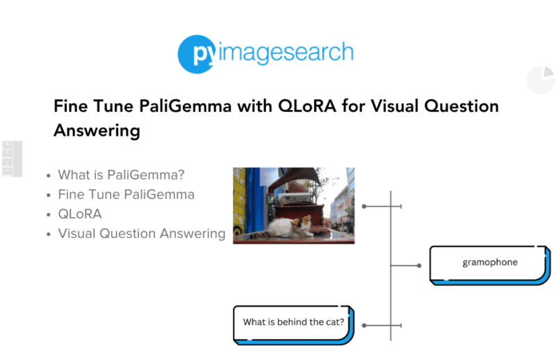 Fine Tune PaliGemma with QLoRA for Visual Question Answering - PyImageSearch