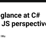 First glance at C# from JS perspective