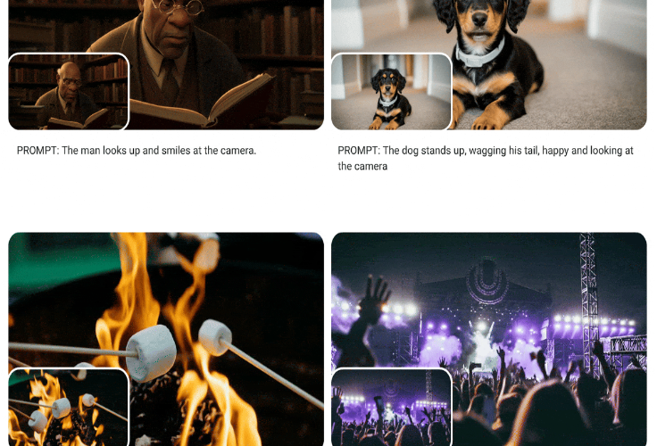 Examples of text-to-video creations using the Veo and Imagen 3 generative AI (GenAI) models by Google Cloud that are now available on the Vertex AI platform.