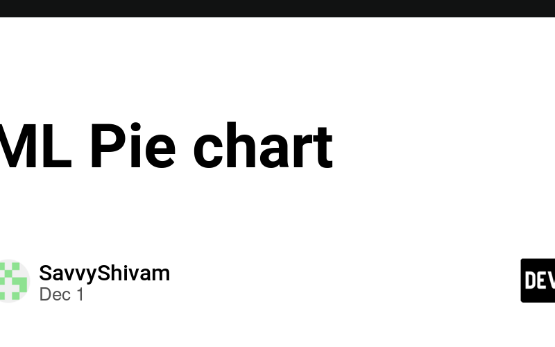 ML Pie chart